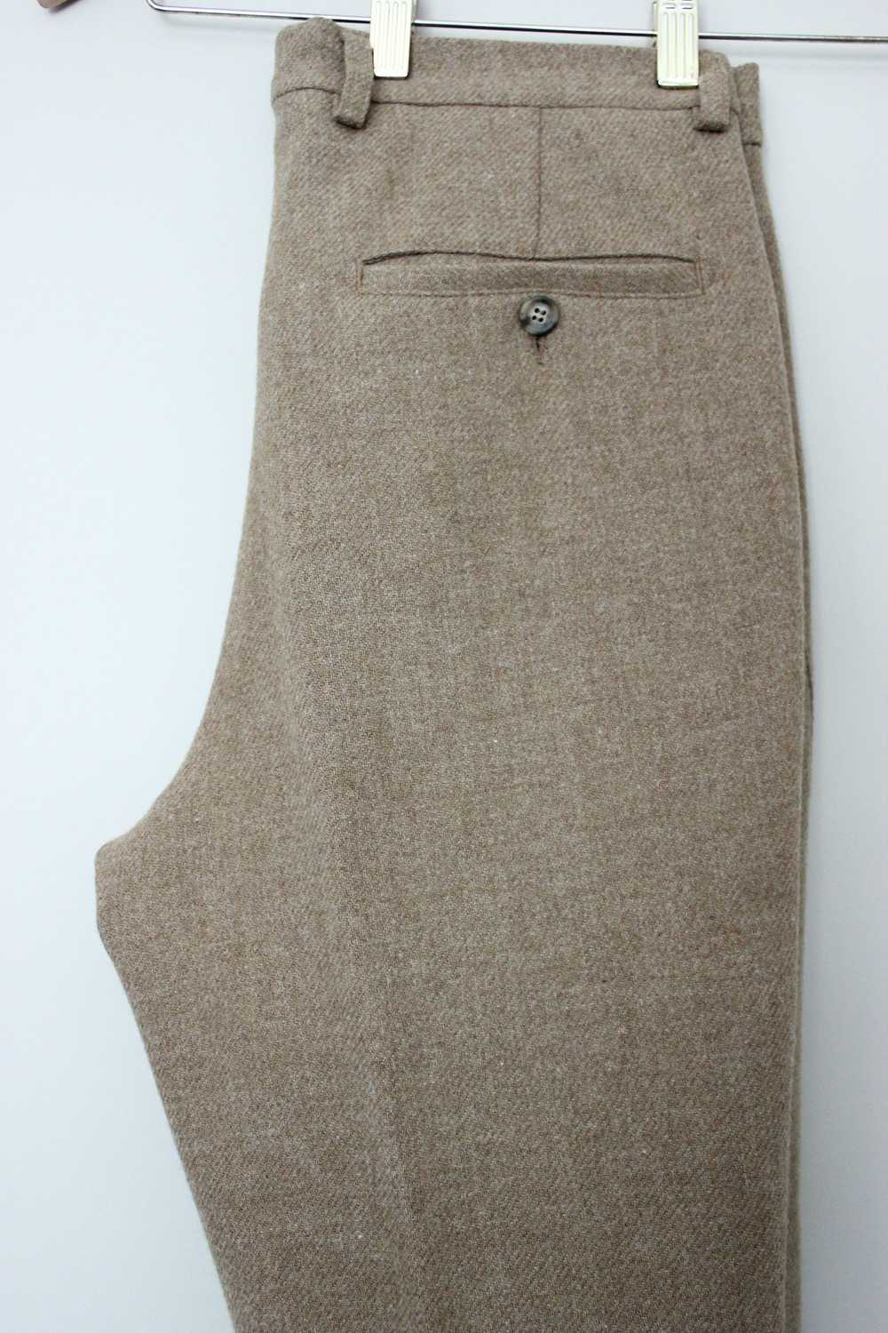 AMI High Waisted Wool Trousers Carrot Fit - image 7