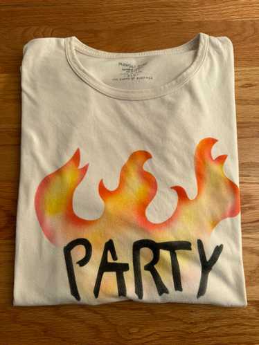 Vintage Fire flame graphic t shirt