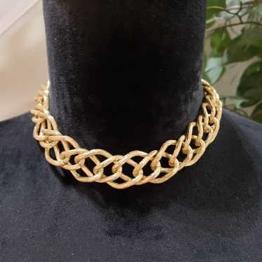 Other Fashion Gold Tone Chunky Thick Chain Punk C… - image 1