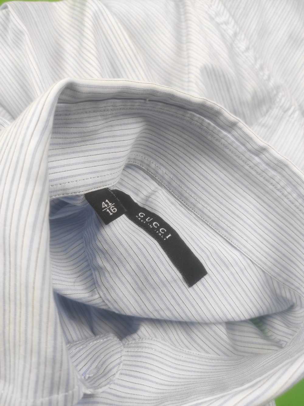 Gucci GUCCI Striped Button-Up Shirt - image 6