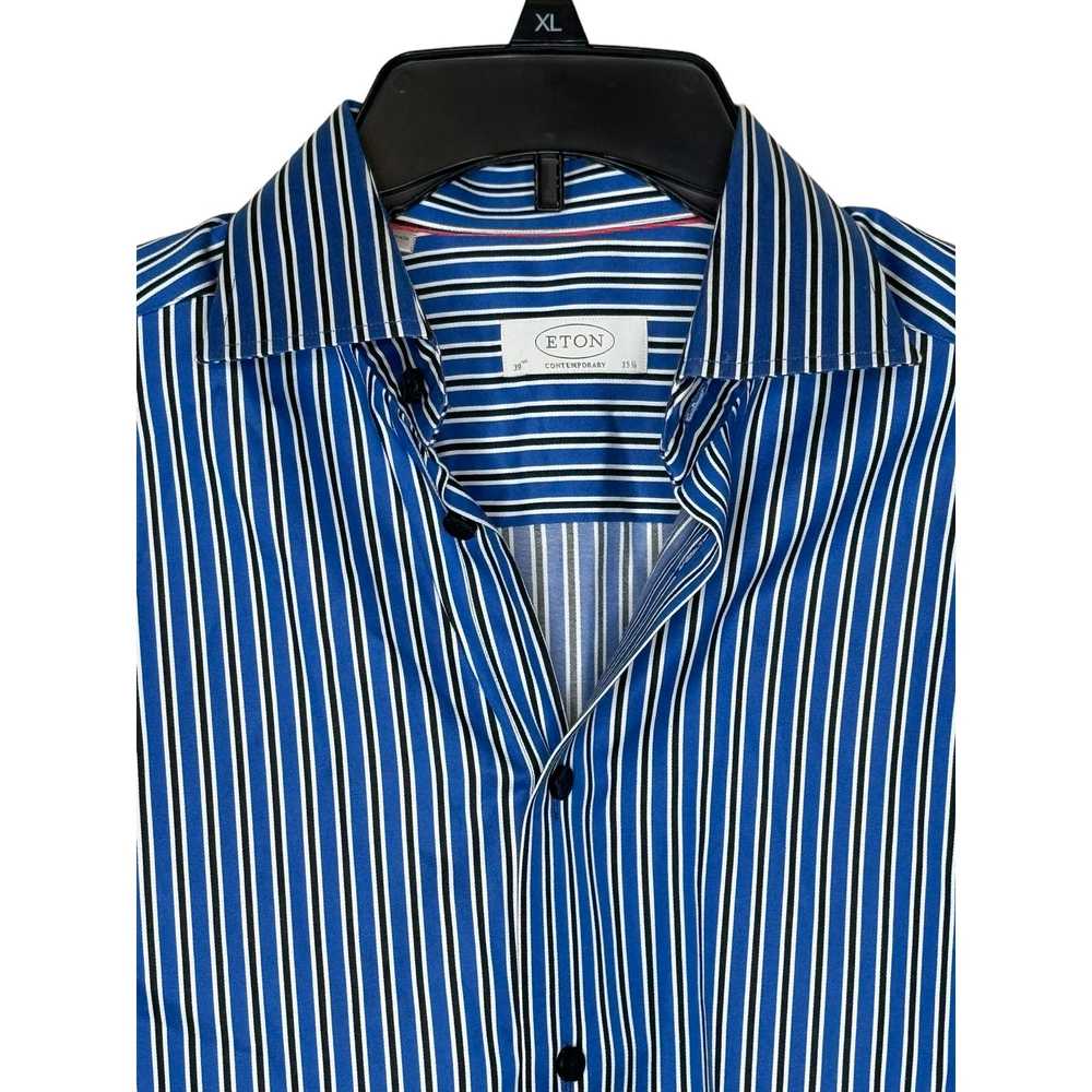 Eton Eton Men Dress Shirt Cotton Striped Button D… - image 2