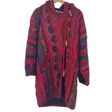 Coogi RARE GEM - COOGI vintage WOOL SWEATER HOODE… - image 1