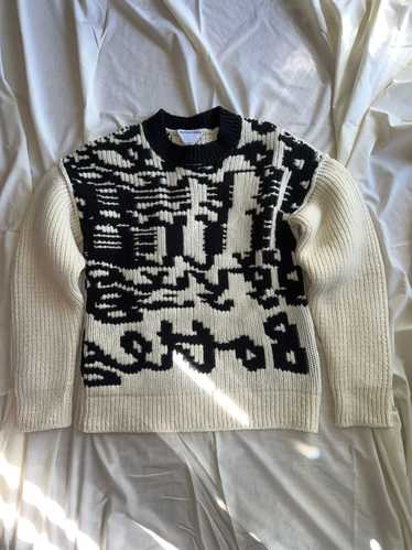 Bottega Veneta Knitted Abstract Sweater