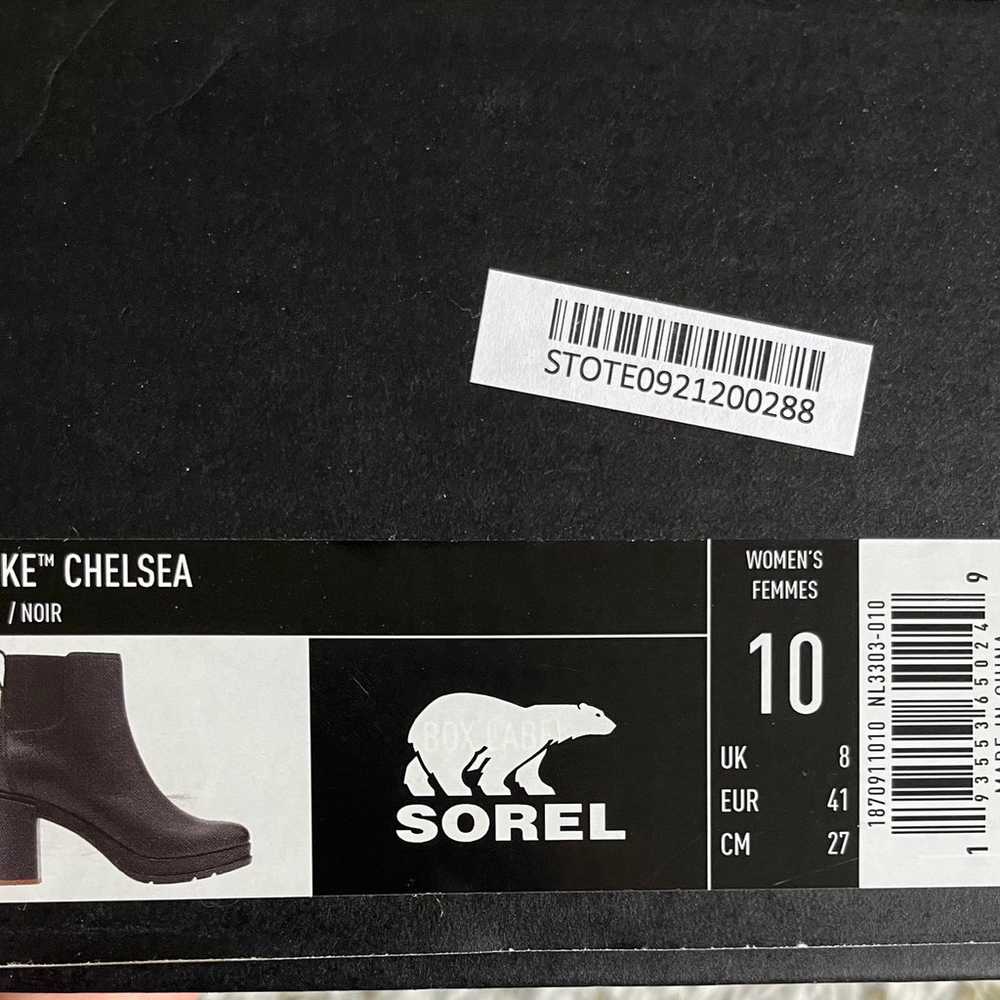 Sorel Blake Block-Heel Leather Chelsea Boots size… - image 11