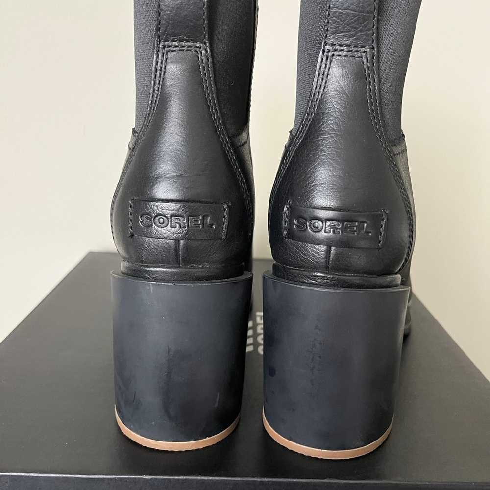 Sorel Blake Block-Heel Leather Chelsea Boots size… - image 3