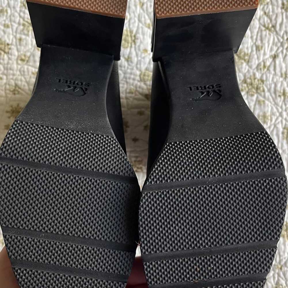Sorel Blake Block-Heel Leather Chelsea Boots size… - image 8