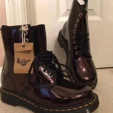 Dr Martens Purple Glitter Boots - image 1