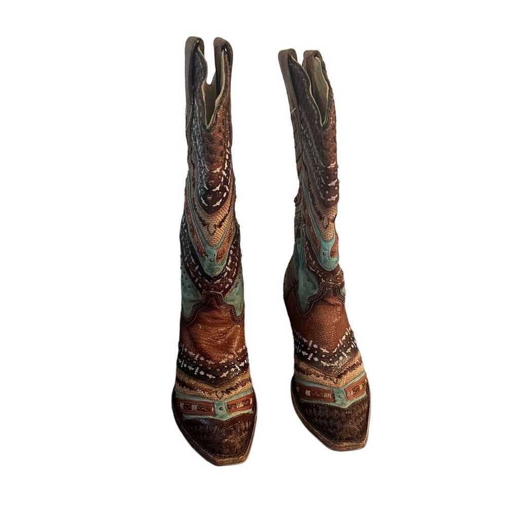 New corral multi colored boots 8.5 - image 1