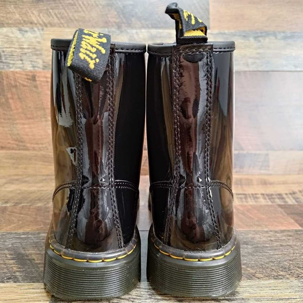 Dr. Martens Women’s Black Patent Leather Boots Za… - image 3