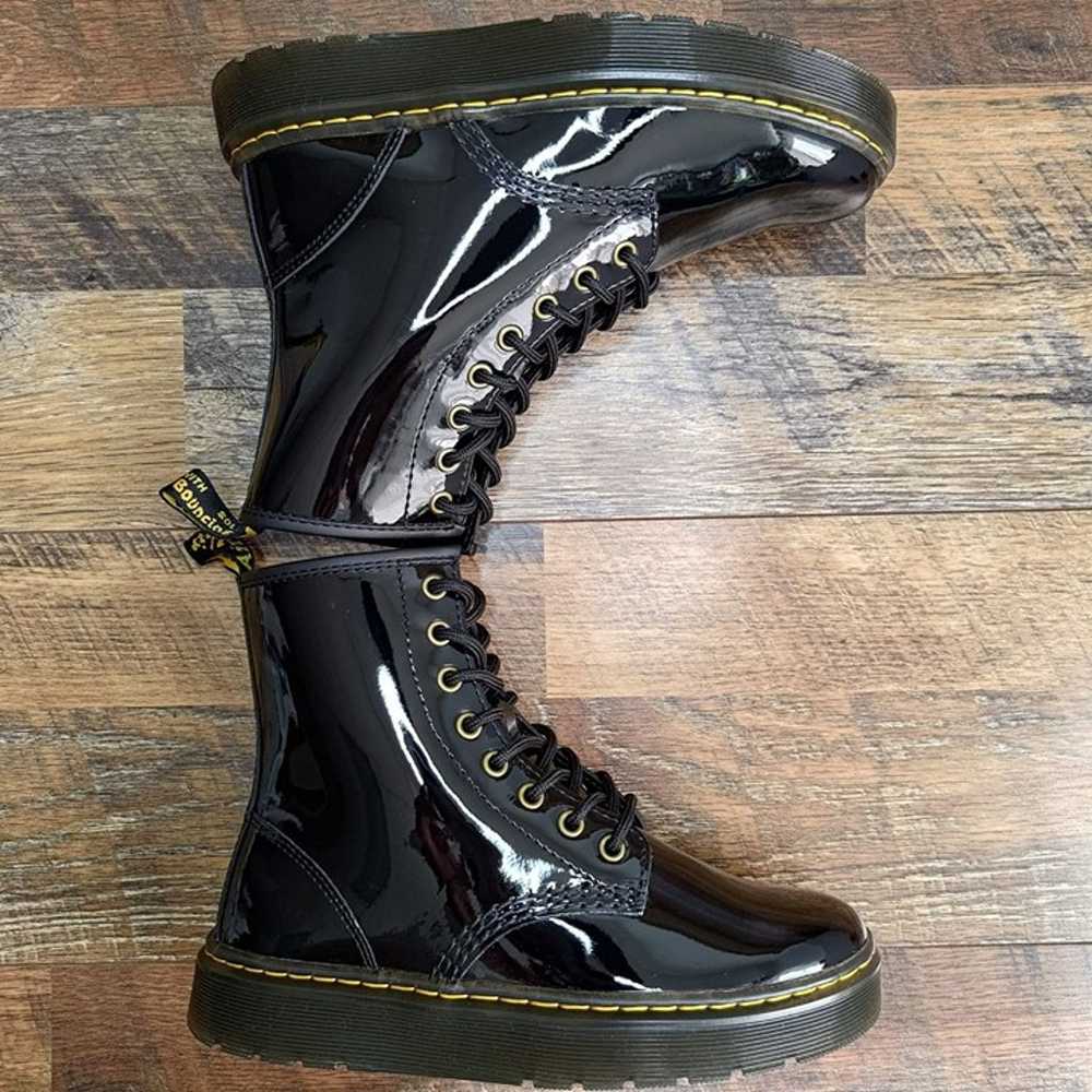 Dr. Martens Women’s Black Patent Leather Boots Za… - image 5