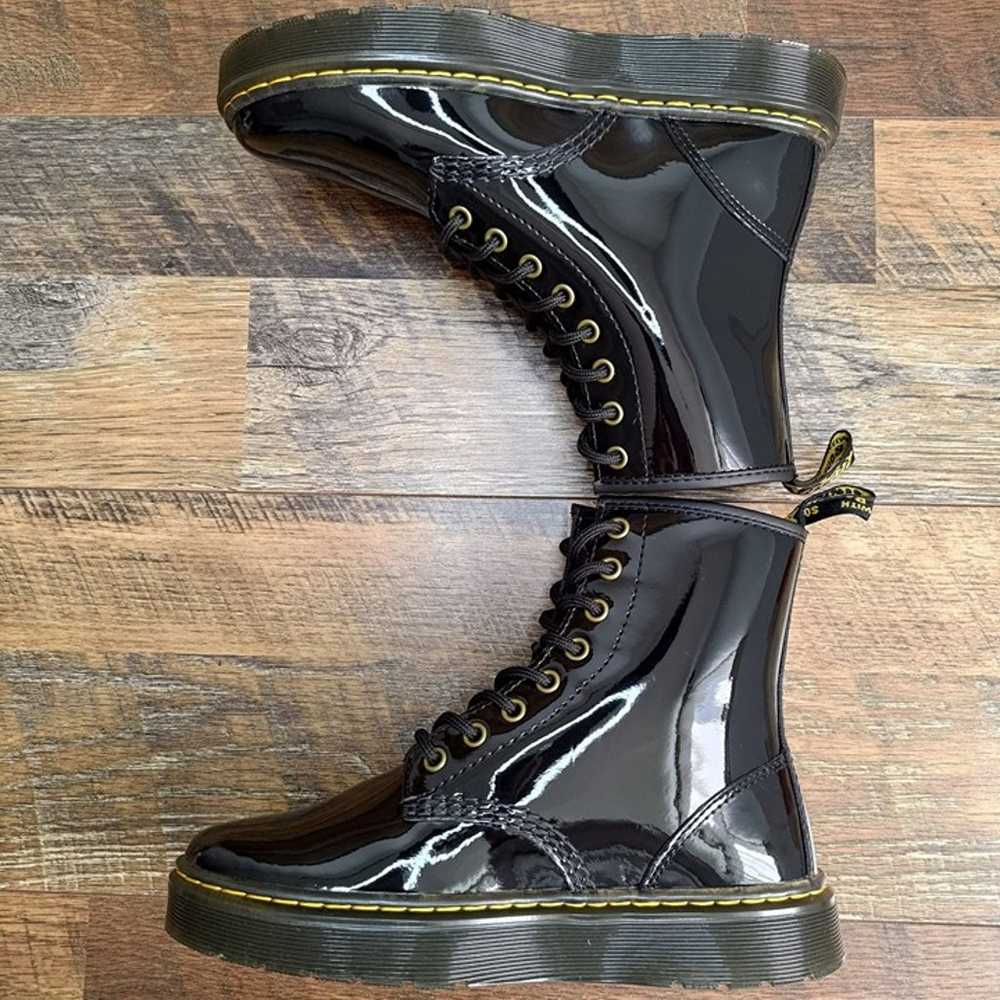 Dr. Martens Women’s Black Patent Leather Boots Za… - image 6