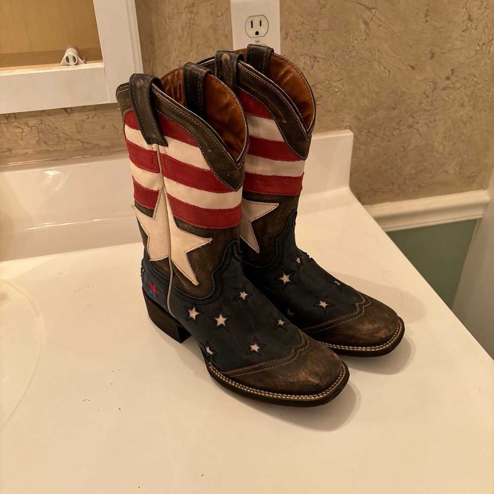 Redneck Riviera American flag boots - image 1