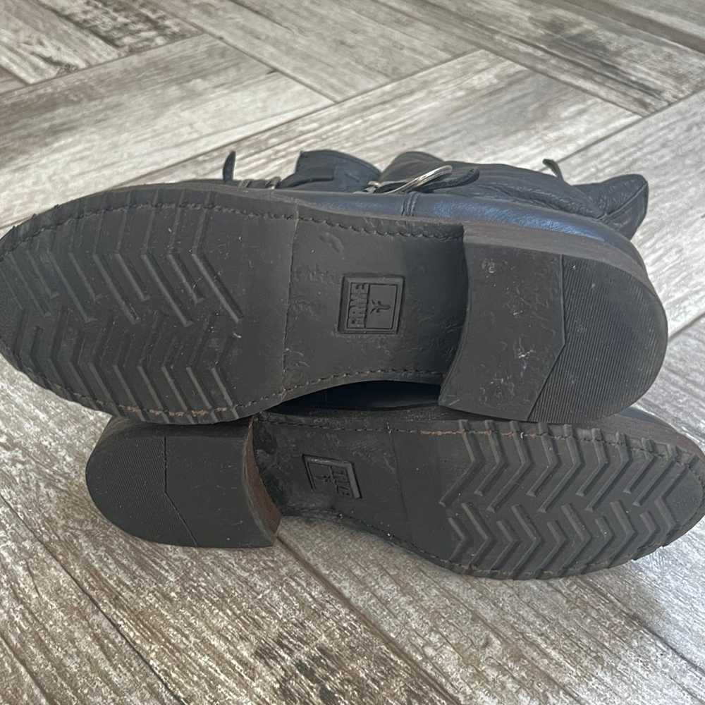 Frye black moto boots - image 5