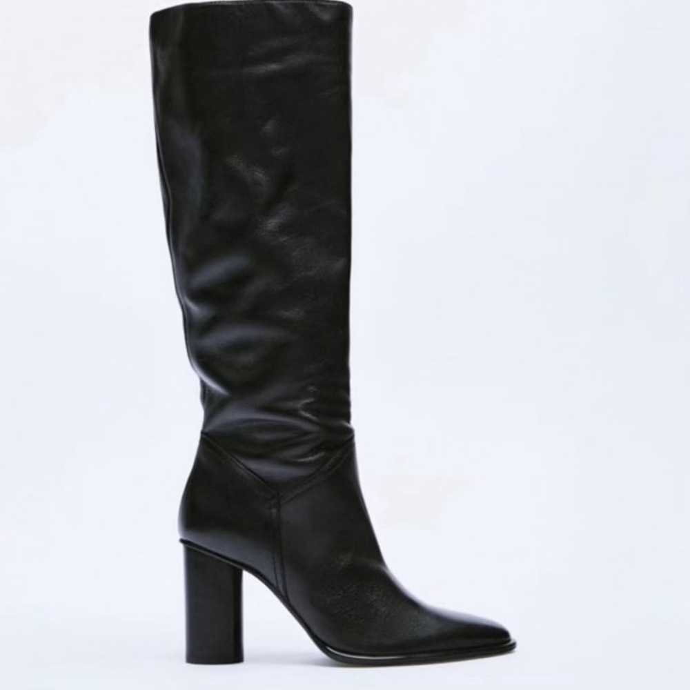 zara knee high boot
