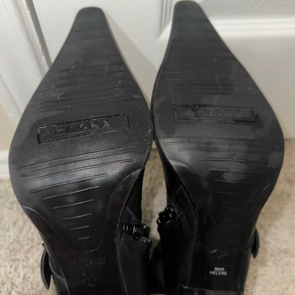 bronx leather heels - image 10