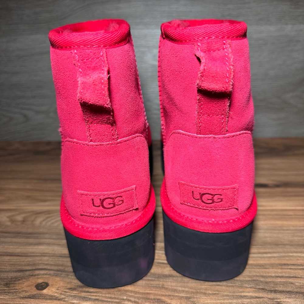 UGG Australia Pink Suede Boots, Like new - image 4