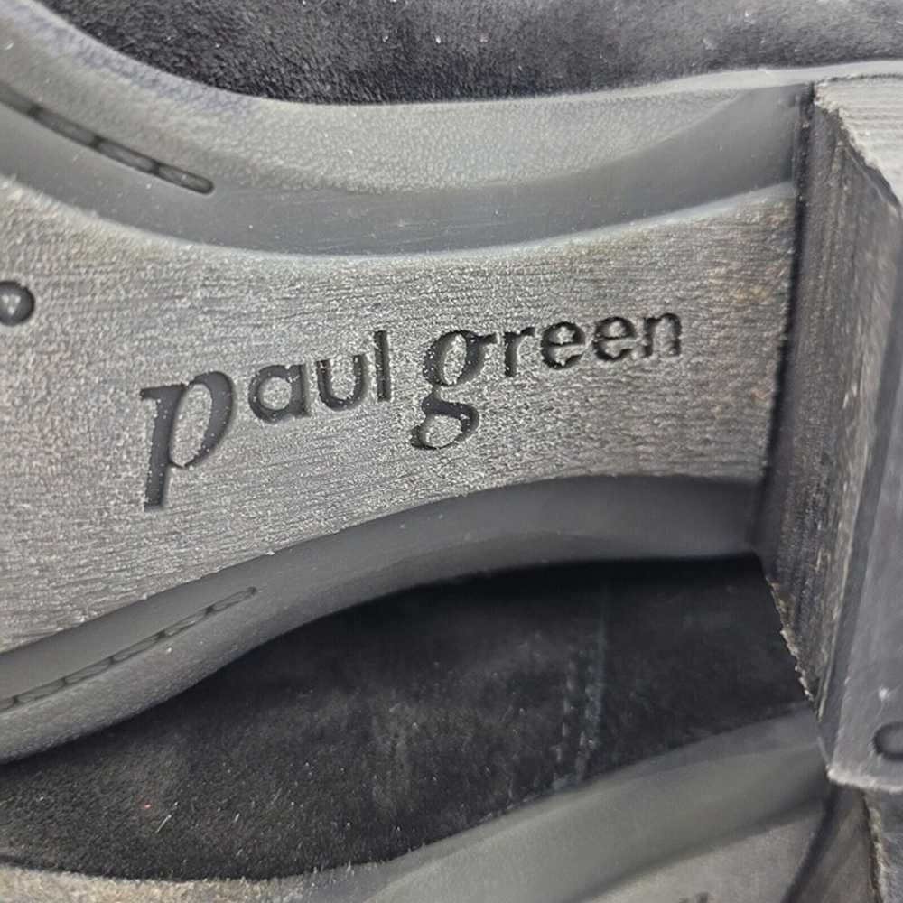 NEW Paul Green Nora Black Suede Block Heel Side Z… - image 10