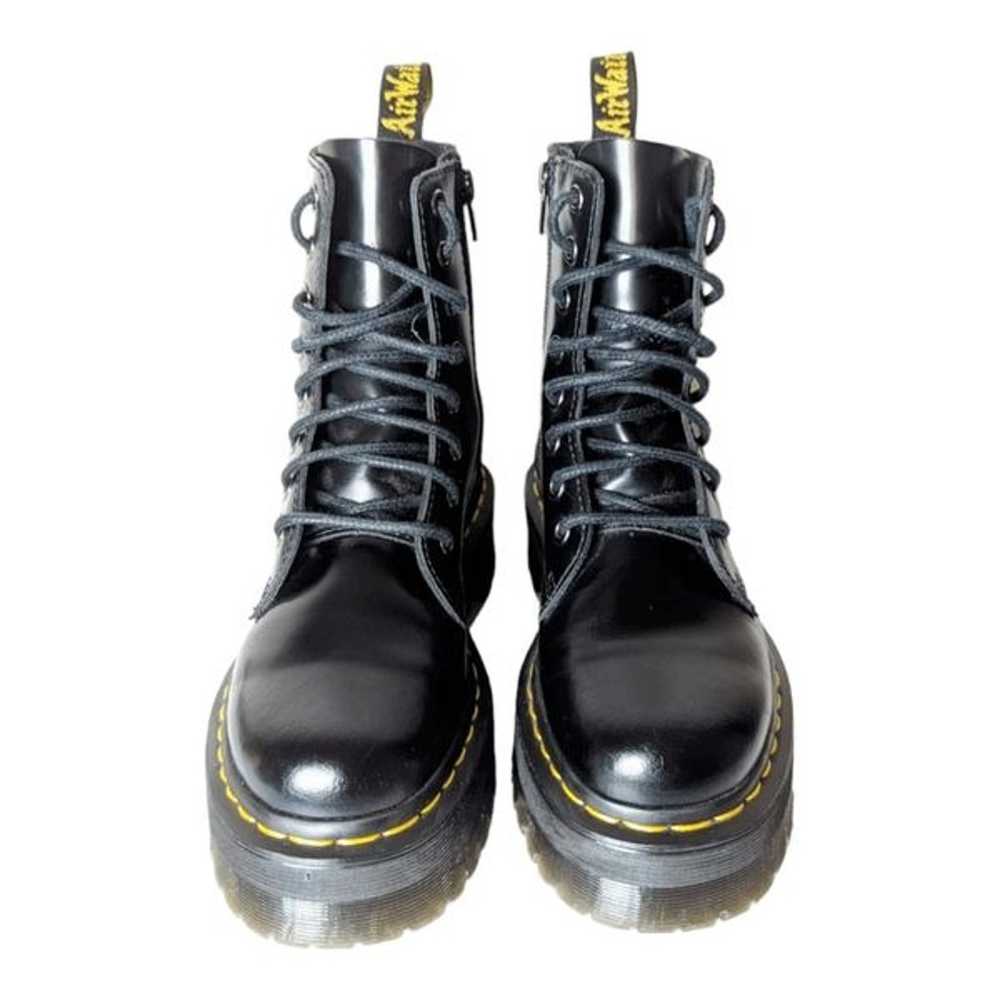 DR. MARTENS Jadon Black Leather Platform Boot Siz… - image 4