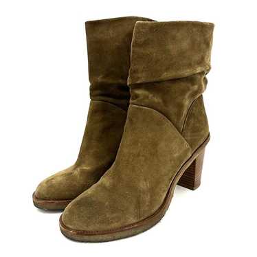 Robert Clergerie Zares Slouchy Suede Heeled Ankle… - image 1