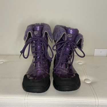 Girl's Sz 4 Adirondack III Patent Leather Winter outlet Waterproof Boots Sparkly PURPLE