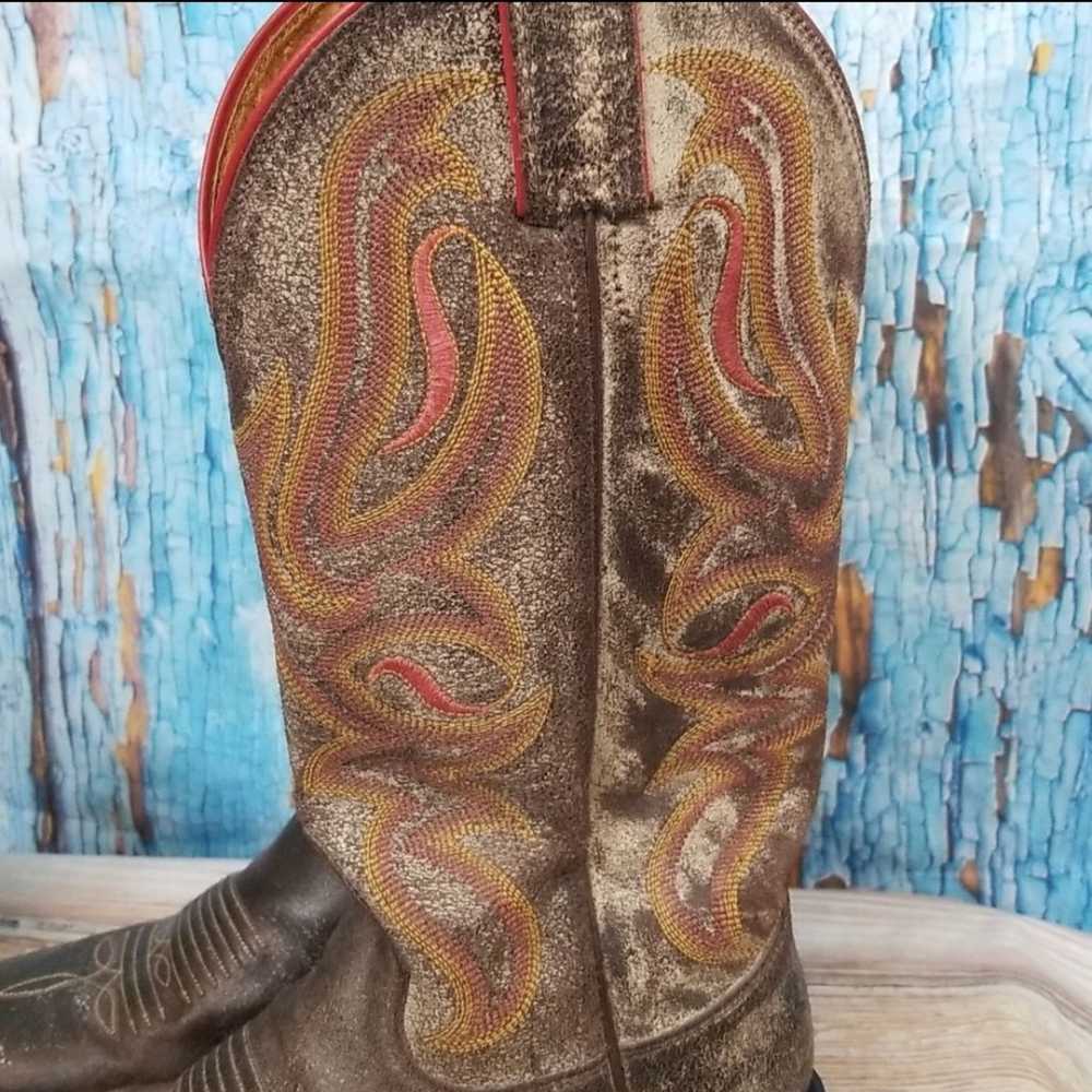 Nocona Boot Co Embroidered Womens Western Boots - image 2