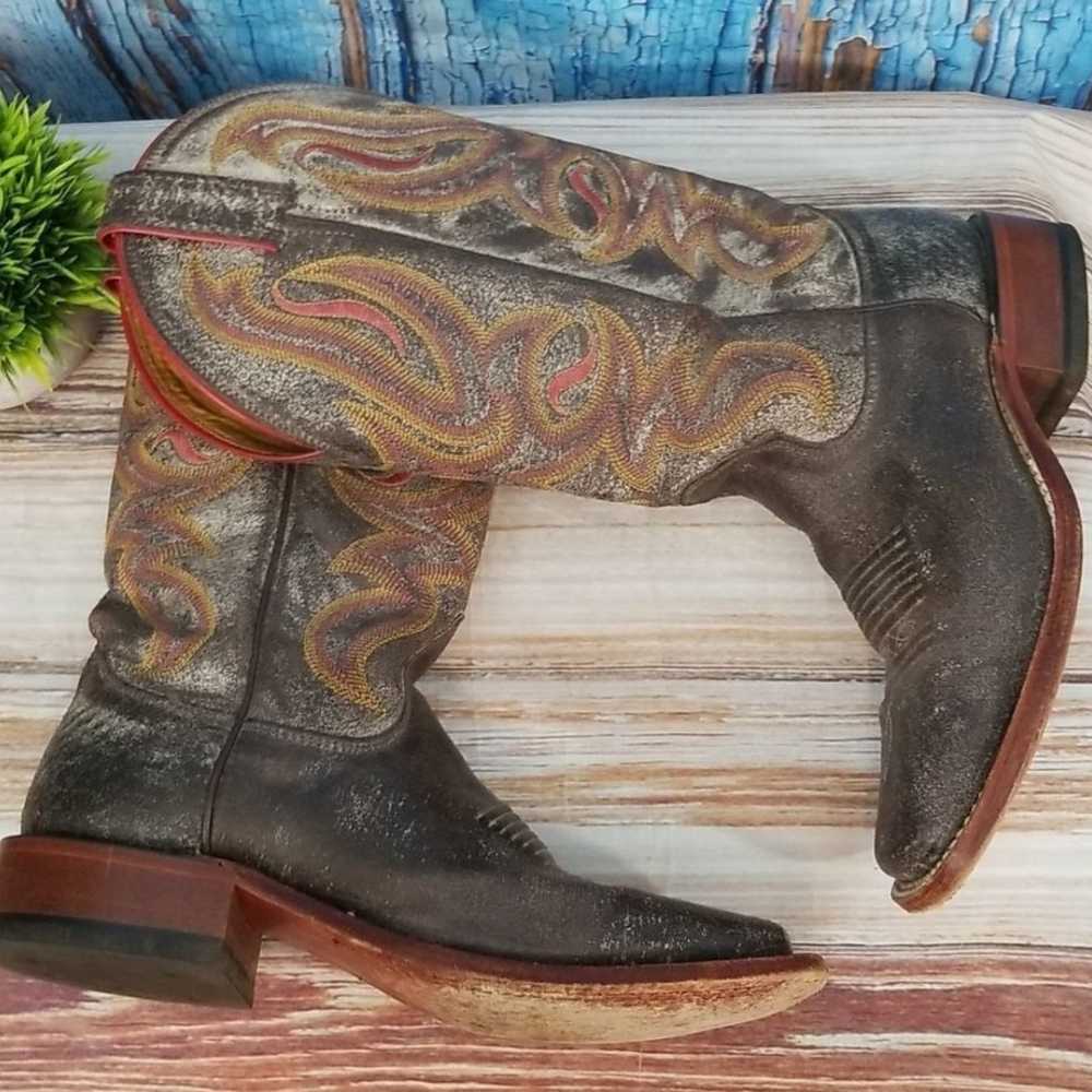 Nocona Boot Co Embroidered Womens Western Boots - image 7