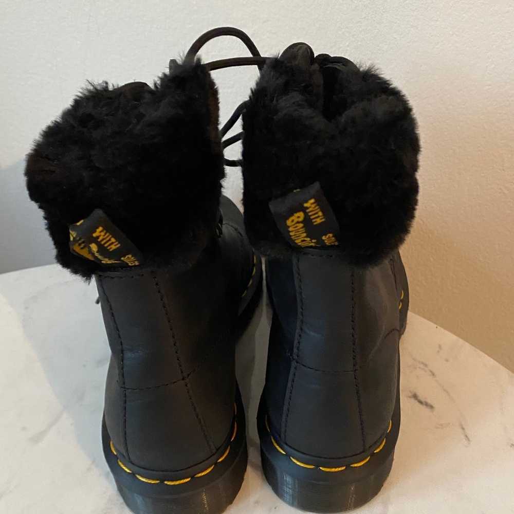 Dr. Martens Serena Faux Fur Collar Boots - image 4