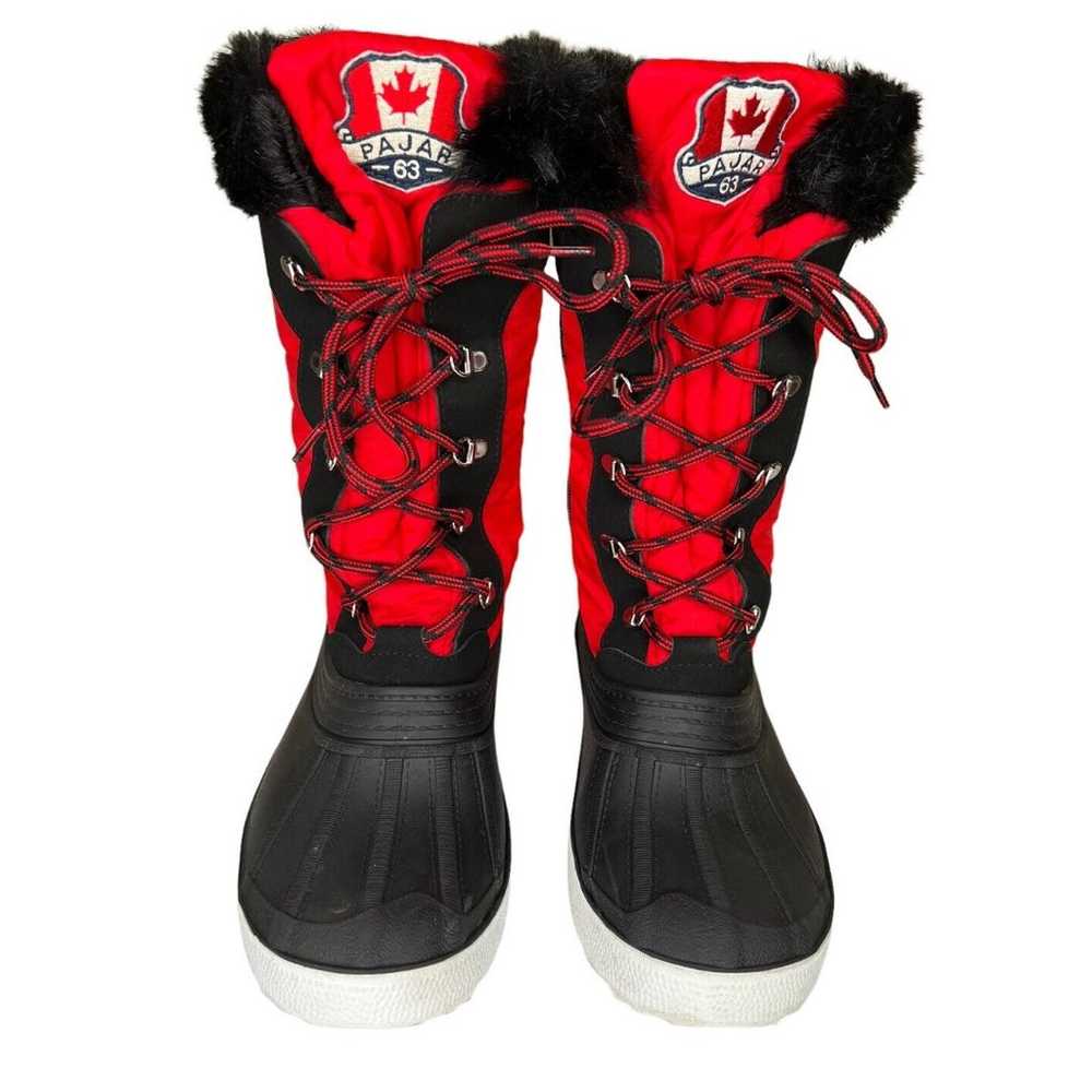 PAJAR Debby 2.0 Lace Up Boots in Red Women’s Size… - image 3