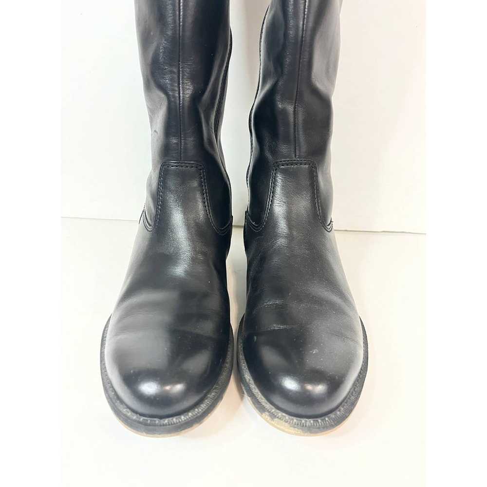 Ecco Women's Tall Leather Black Boots Women's Siz… - image 2
