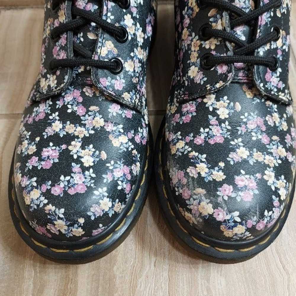 Dr. Martens Floral Combat Leather Boot - image 7