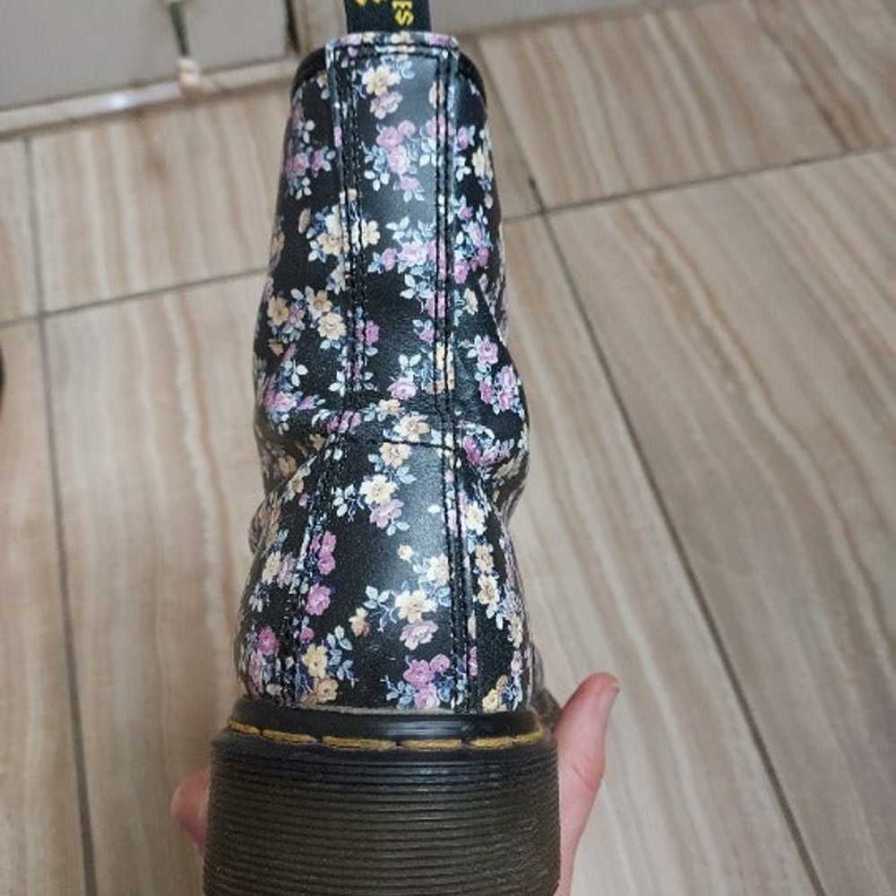 Dr. Martens Floral Combat Leather Boot - image 8