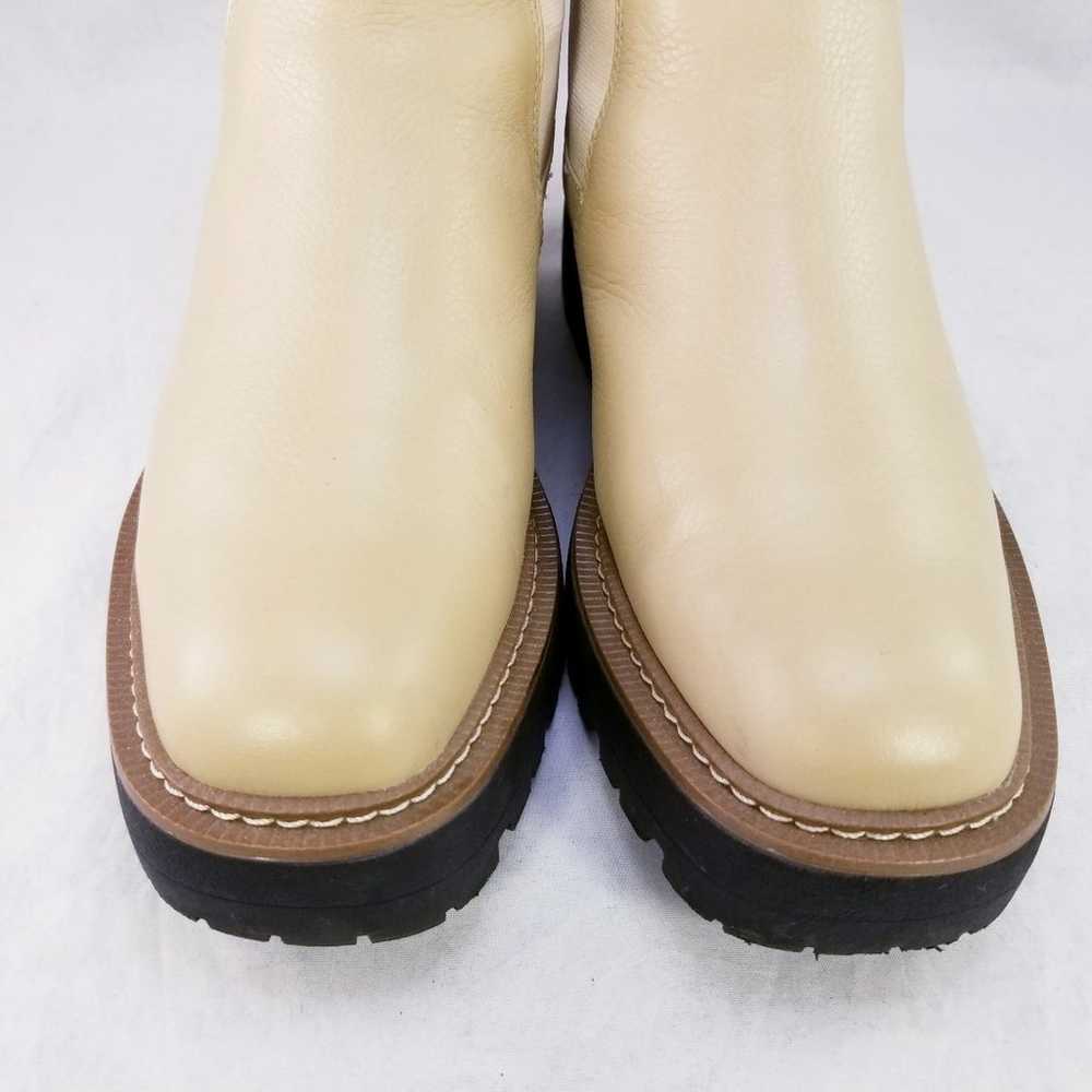 SAM EDELMAN LAGUNA CHUNKY BEIGE LEATHER PLATFORM … - image 9