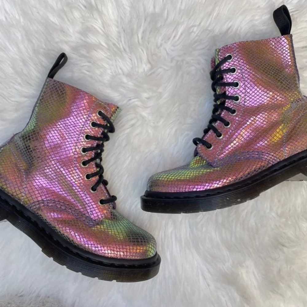 Dr. Martens 1460 Pascal Pink Iridescent Metallic … - image 1