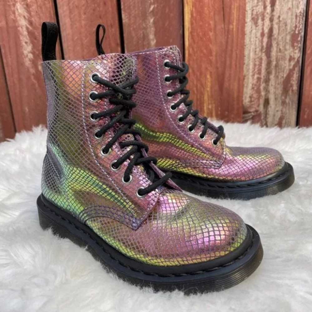 Dr. Martens 1460 Pascal Pink Iridescent Metallic … - image 2