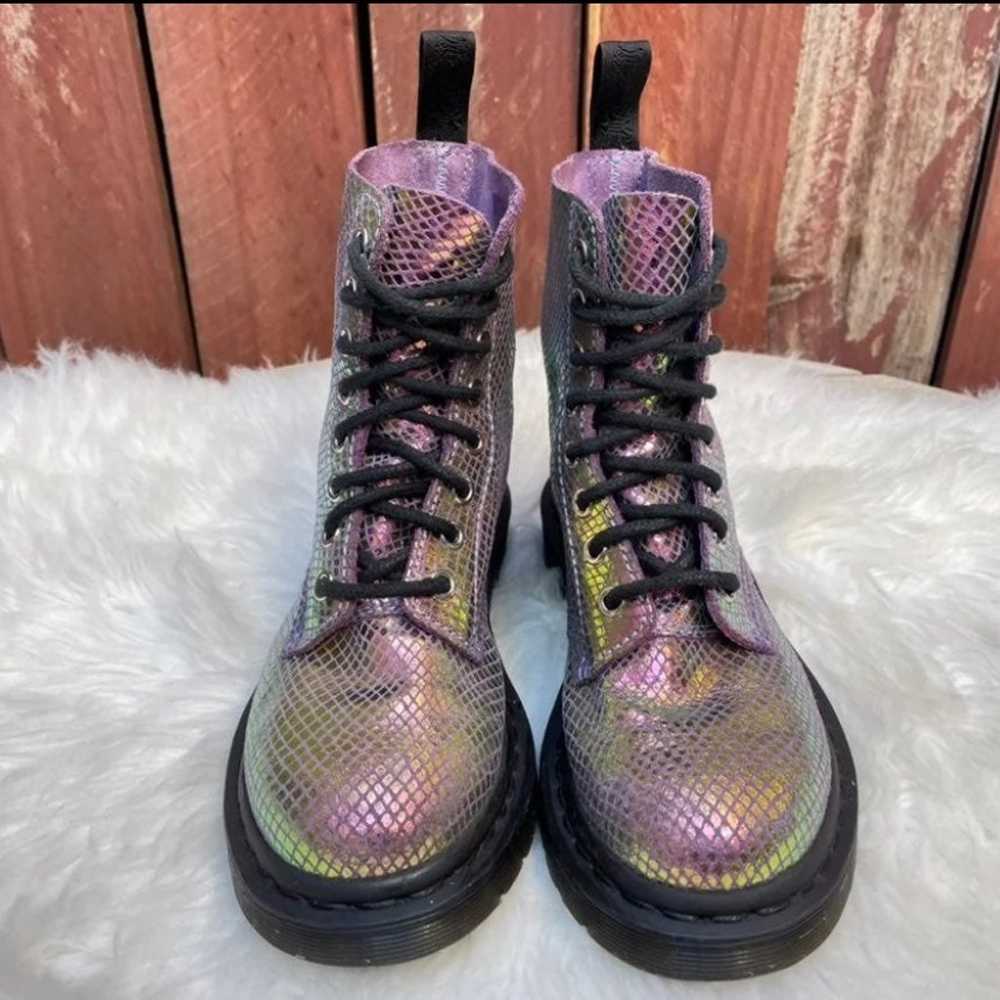 Dr. Martens 1460 Pascal Pink Iridescent Metallic … - image 3