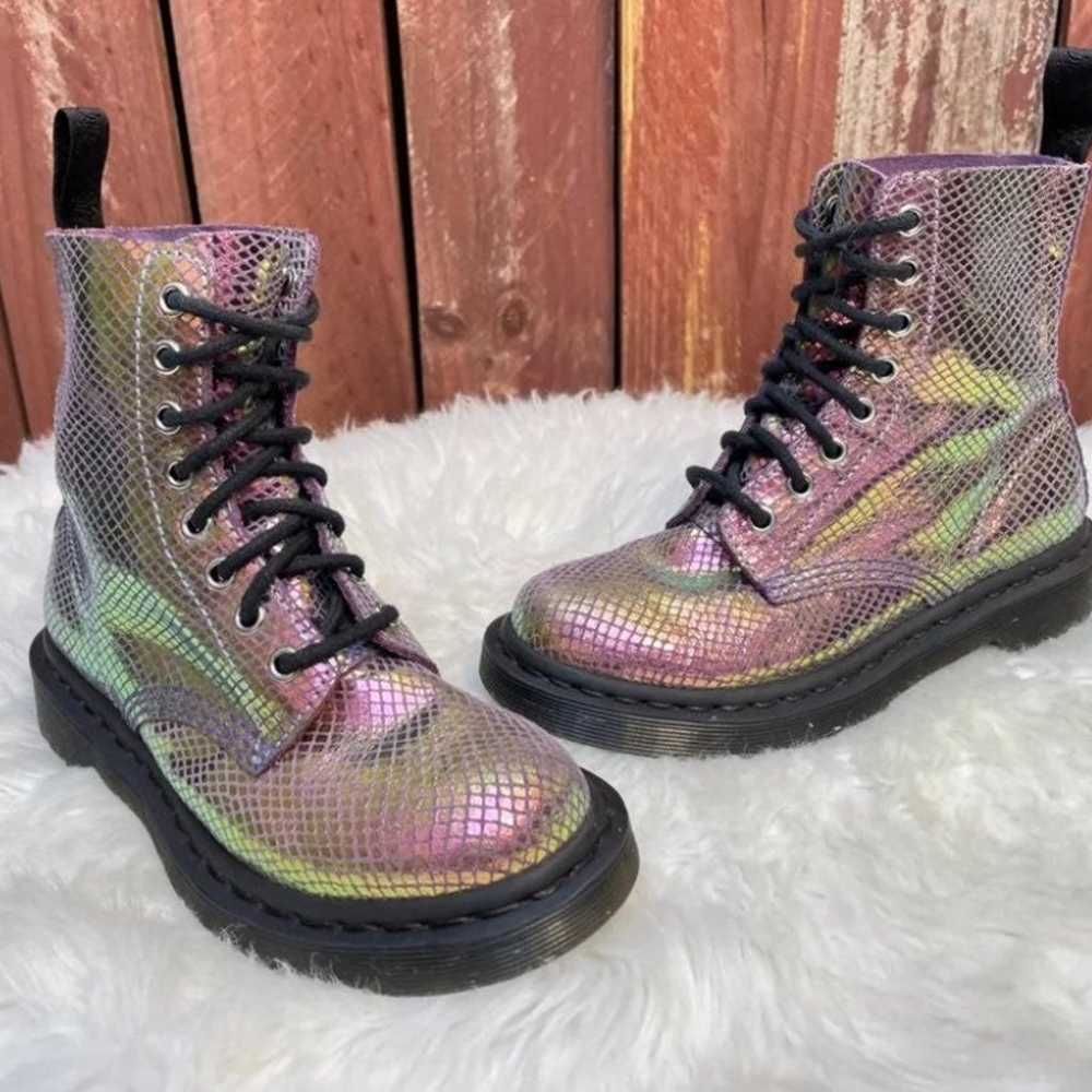 Dr. Martens 1460 Pascal Pink Iridescent Metallic … - image 5