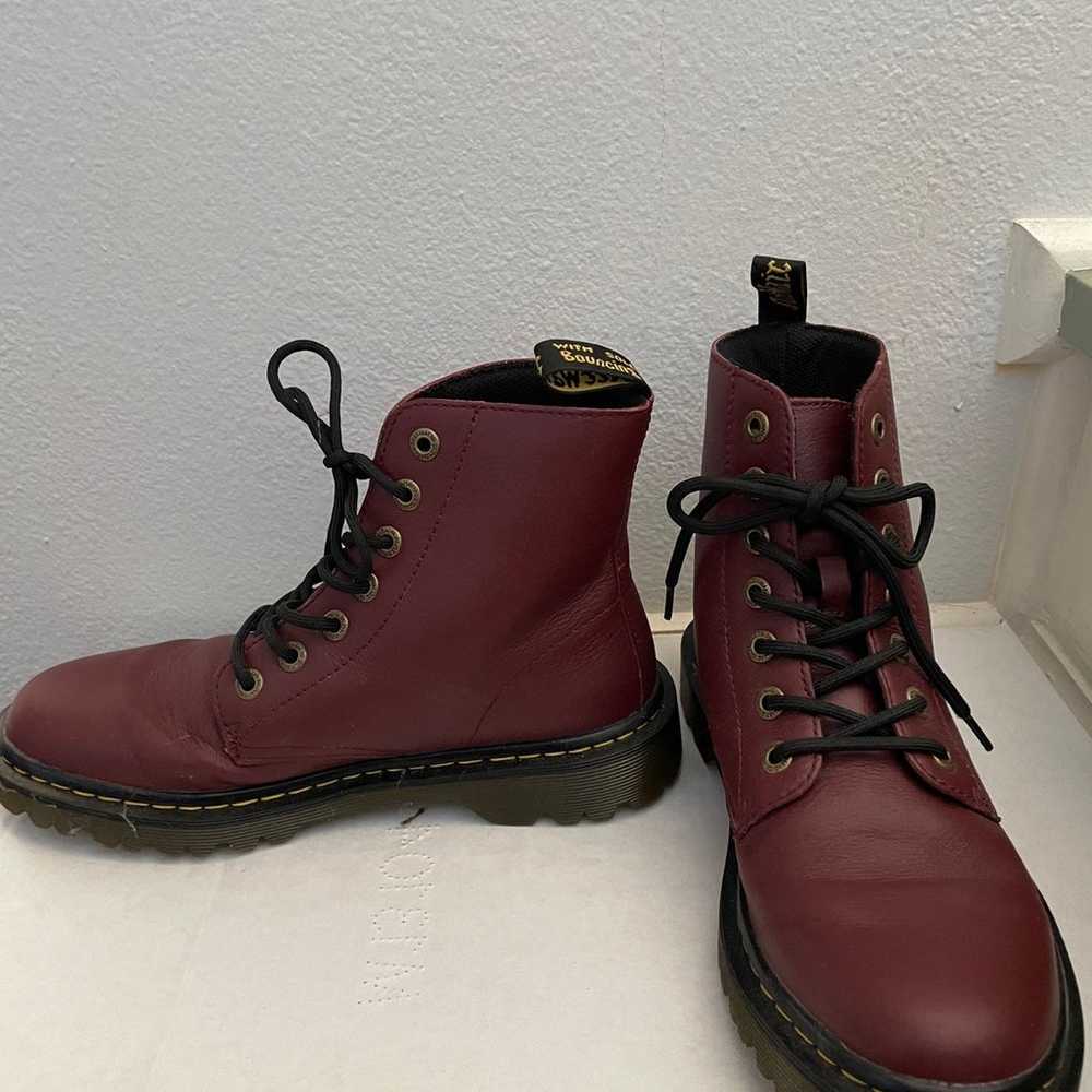 Dr.  Martens Boots Cherry Red size 8 - image 2