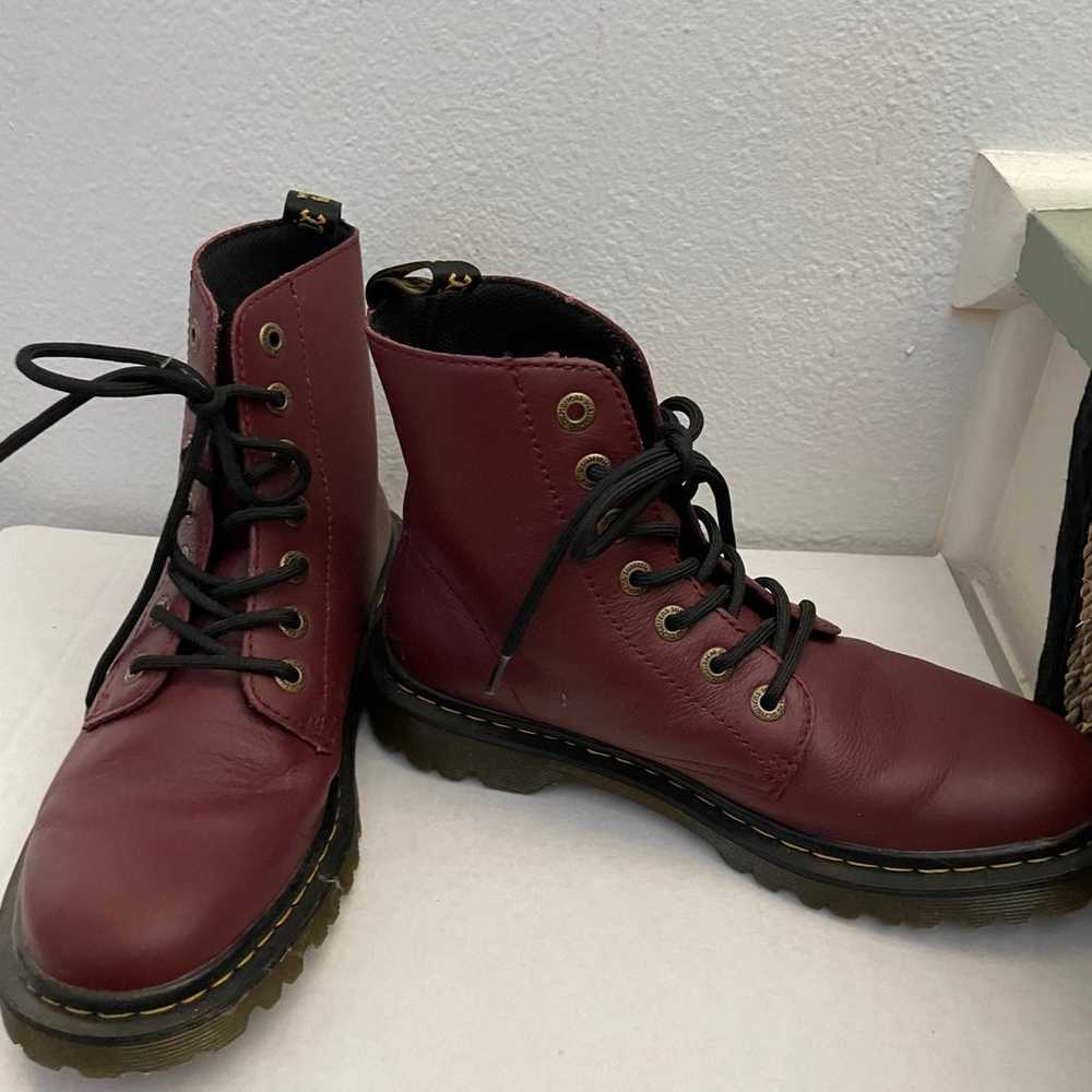 Dr.  Martens Boots Cherry Red size 8 - image 3