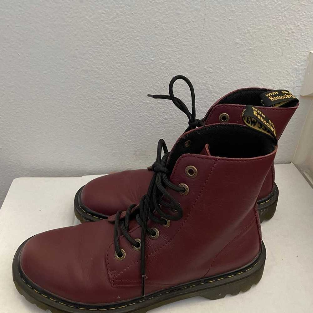 Dr.  Martens Boots Cherry Red size 8 - image 4