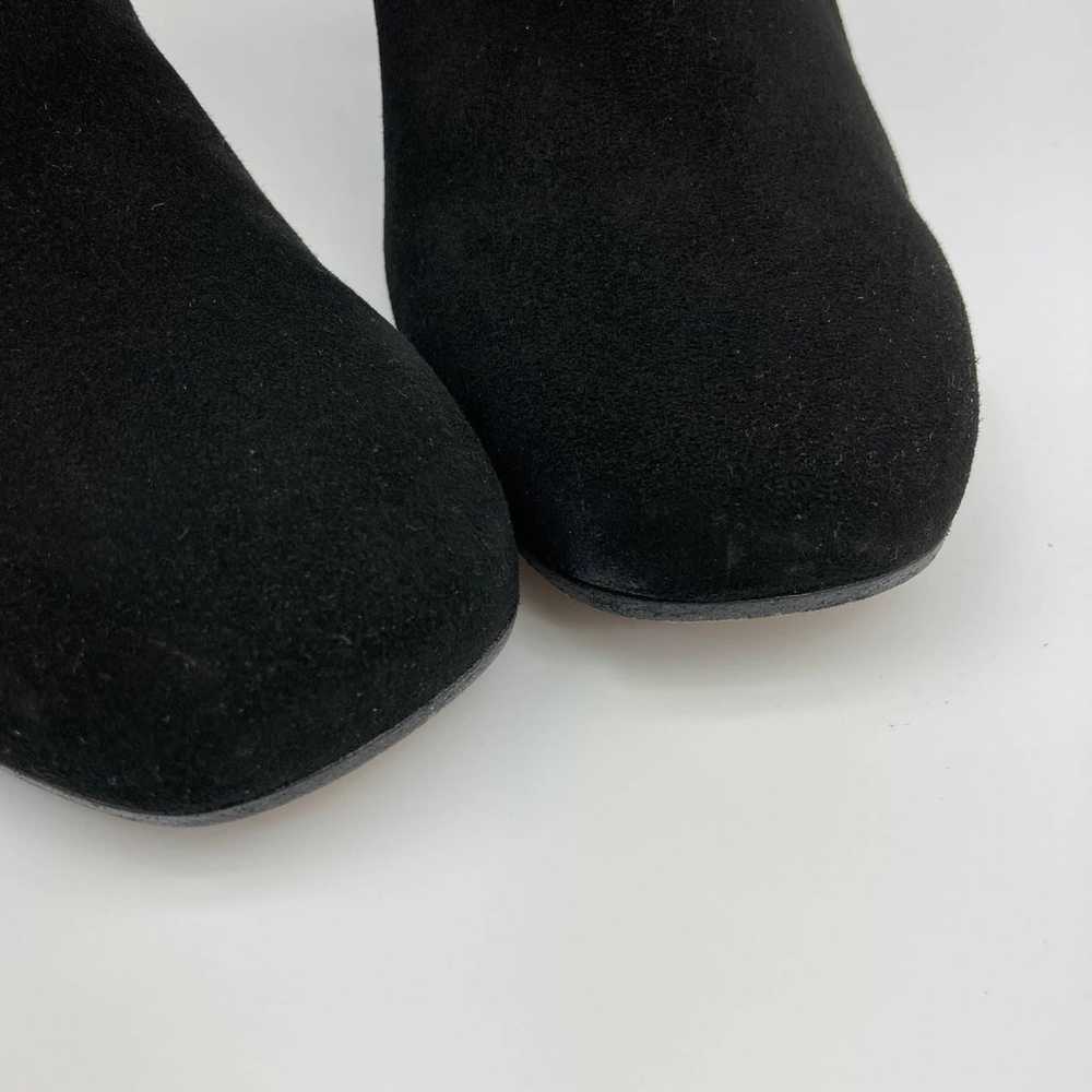 VINCE Highbury Suede Leather Block Heel Midi Ankl… - image 10