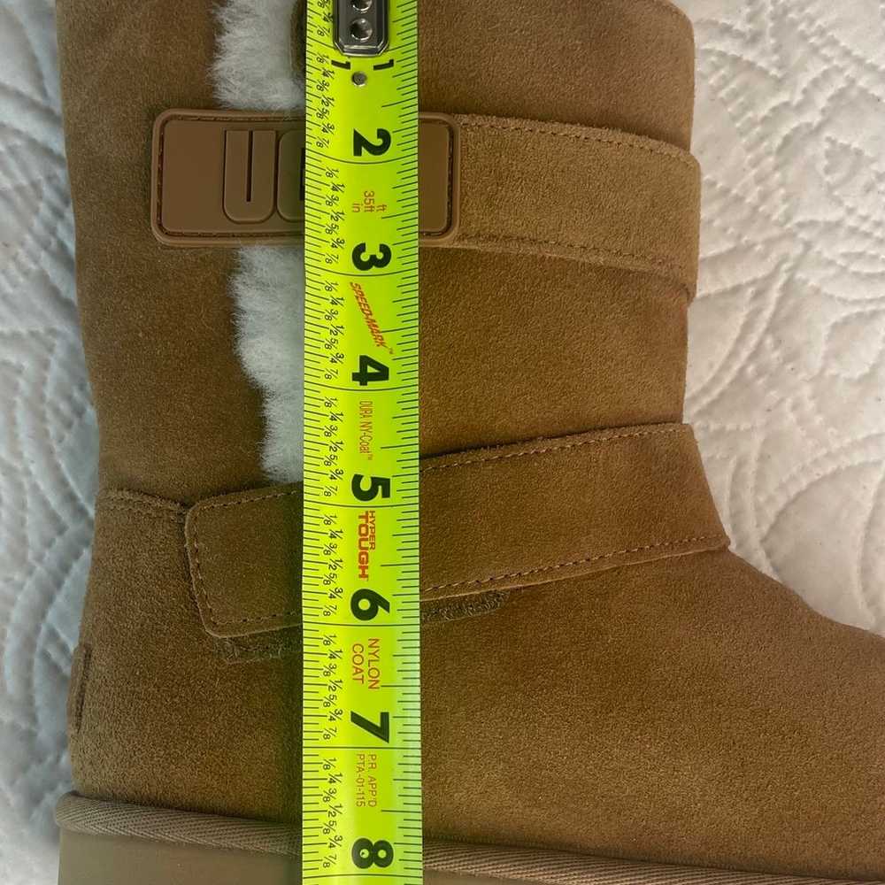 UGG WOMEN BAILEY GRAPHIC LOGO STRAP CHESTNUT - image 8