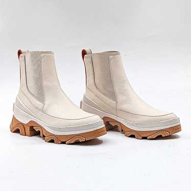 Sorel Women Brex Waterproof White Leather NL4303-… - image 1