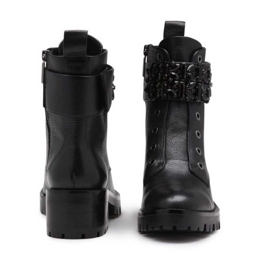 NEW, Karl Lagerfeld Paris, Pippa Lace Up Boot, Bl… - image 3