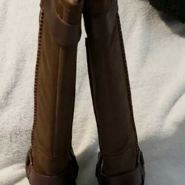 UGG Dree Brown Suede Harness Pull-on Riding Boots… - image 1