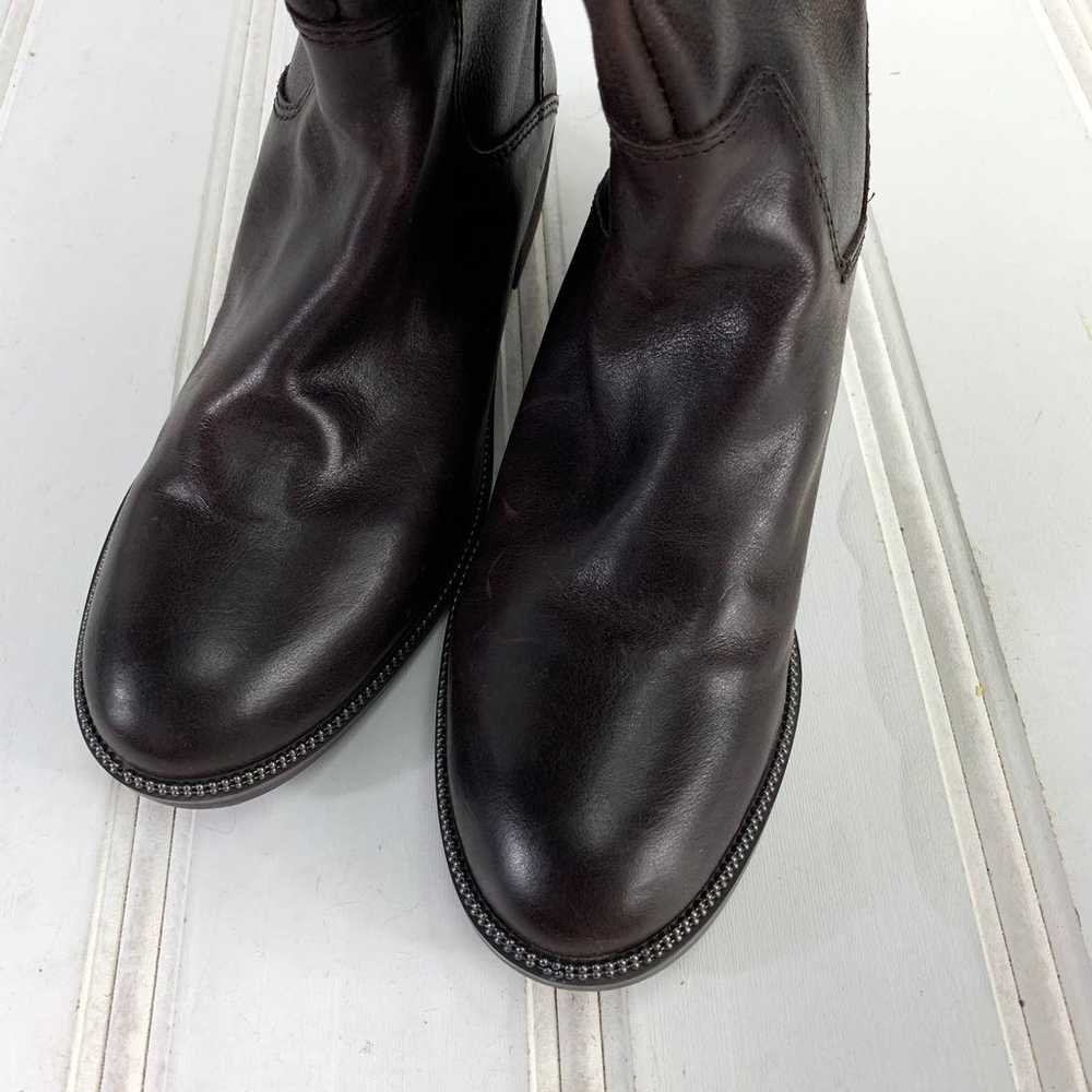 Franco Sarto Becky Brown Leather Boots 6 - image 11