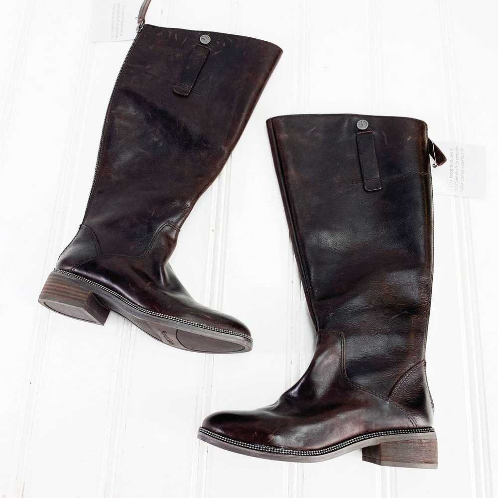 Franco Sarto Becky Brown Leather Boots 6 - image 3