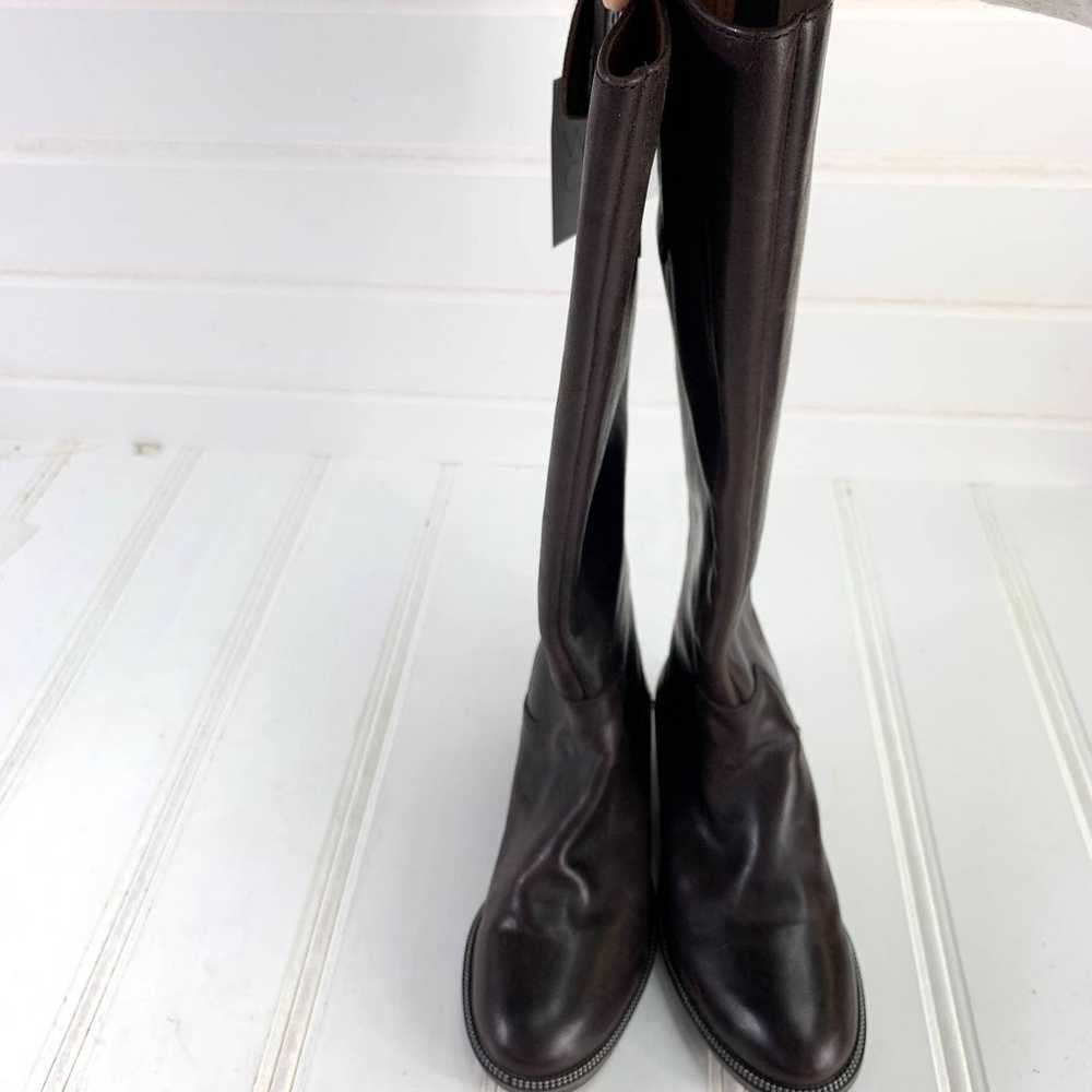 Franco Sarto Becky Brown Leather Boots 6 - image 6