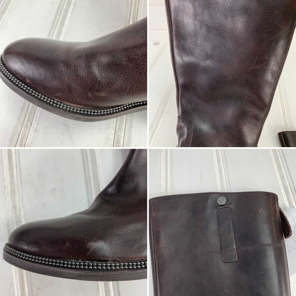 Franco Sarto Becky Brown Leather Boots 6 - image 9