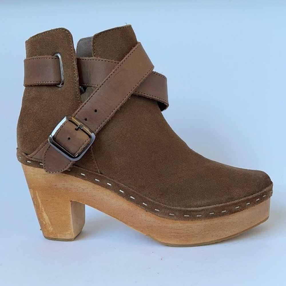 Free People 'Bungalow' Clog in Suede Leather 8M - image 1