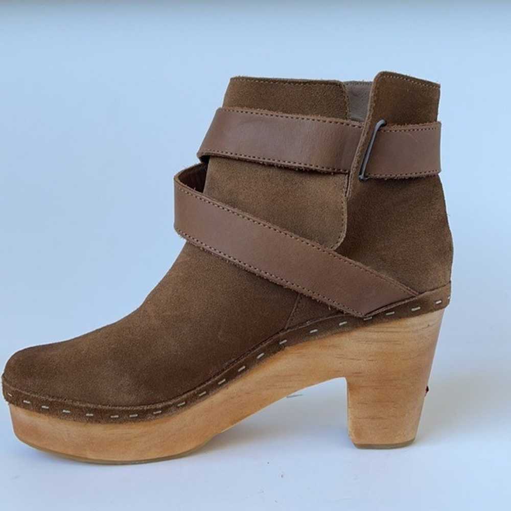 Free People 'Bungalow' Clog in Suede Leather 8M - image 3